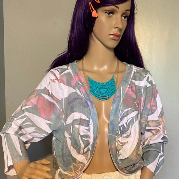 Vintage Suzie Sweaters - VINTAGE SUZIE SHRUG Size XL